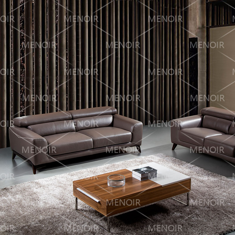 Menoir leather sofa with unique stiching  WA-S279