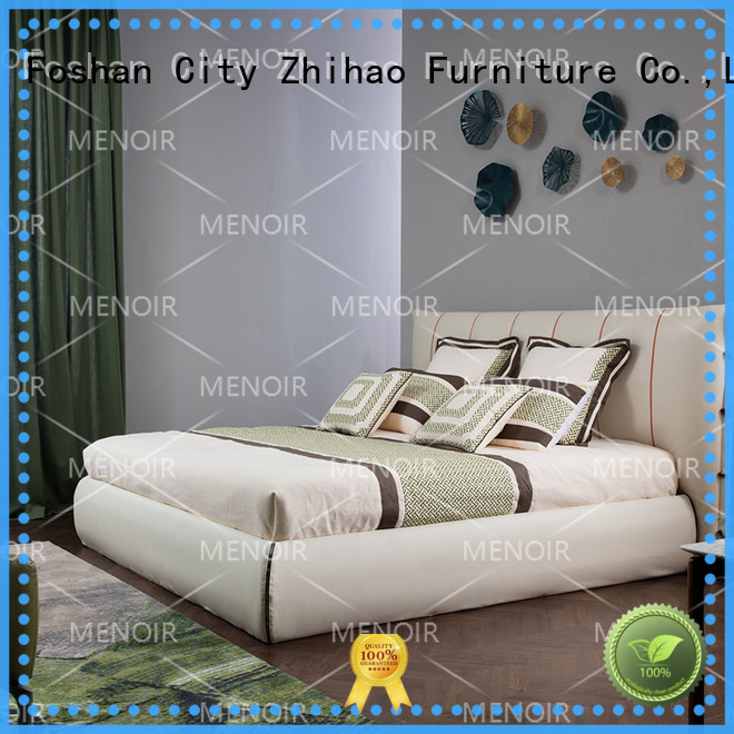 Menoir modern leather bed from China for home