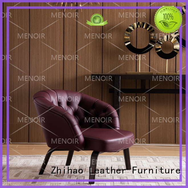 modern leather armchair slim leather club chair fourstars company