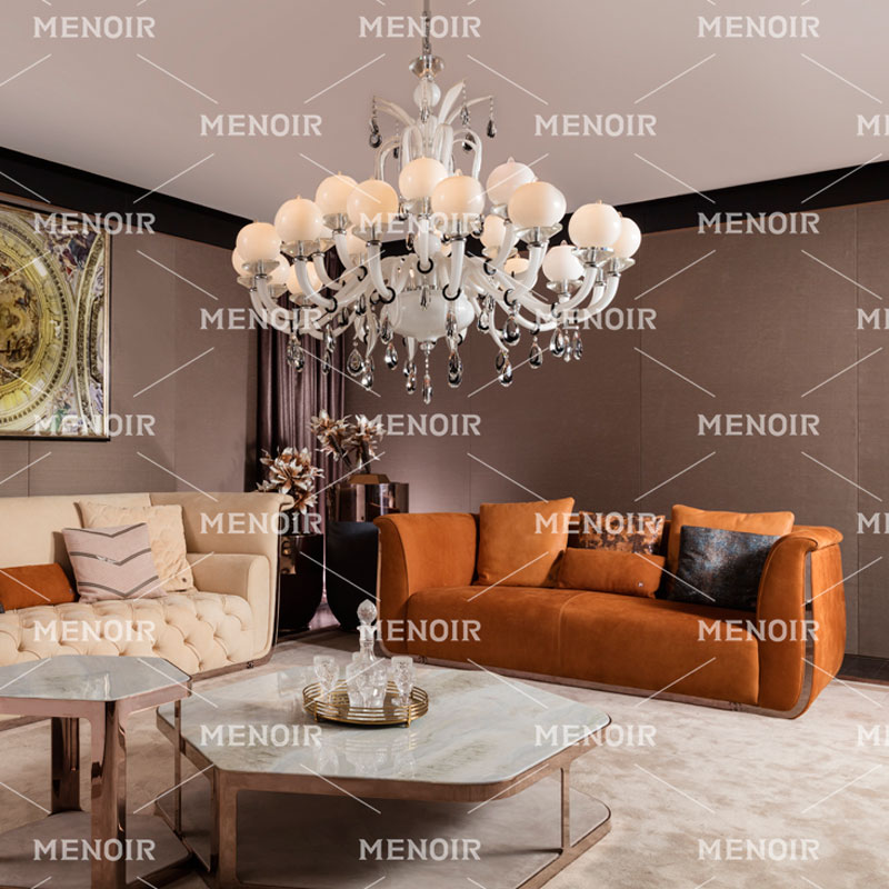 MENOIR LIGHT LUXURY BEST MODERN LEATHER SOFA AMQ-S2019