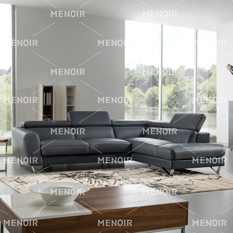 MENOIR HIGH QUALITY L SHAPE LEATHER SOFA MODERN DESIGN WA-S321