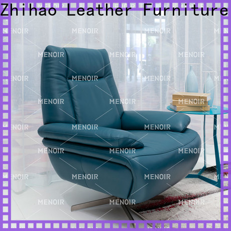 Menoir low-cost leather swivel lounge chair series for promotion