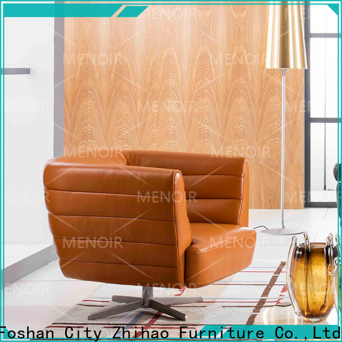 Menoir fabric modern leather swivel chair directly sale for sale
