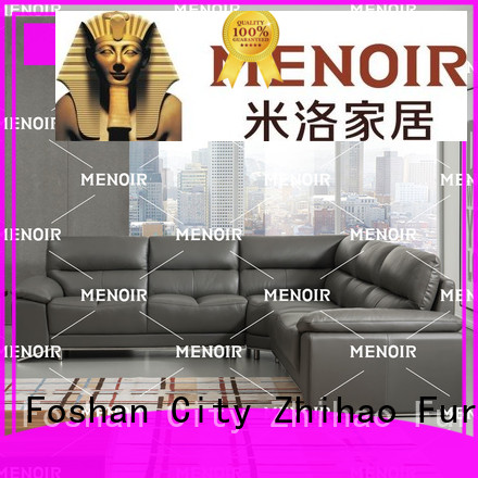 Menoir hot-sale leather sectional sofa company for home