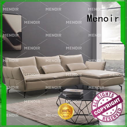 Menoir contemporary leather sofa factory direct supply on sale